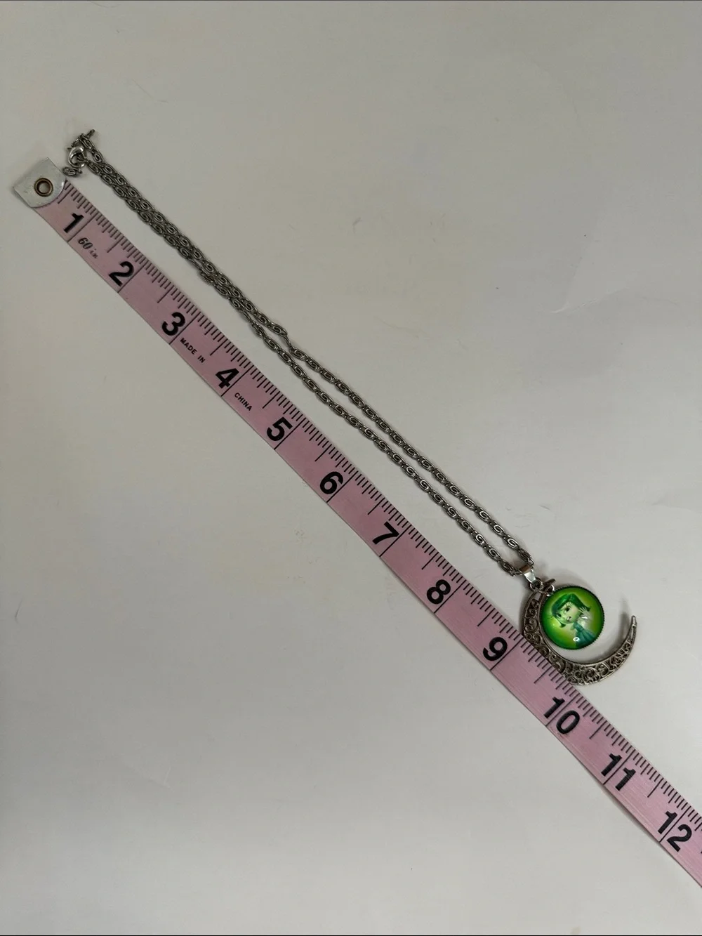 Pixar Inside Out Disgust Character Pendant Necklace.  Never worn